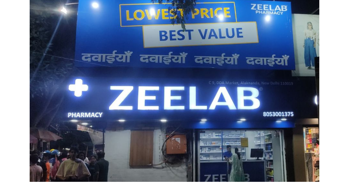 Zeelab is winning hearts with free 2-hour delivery of 90% less price medicines in Delhi